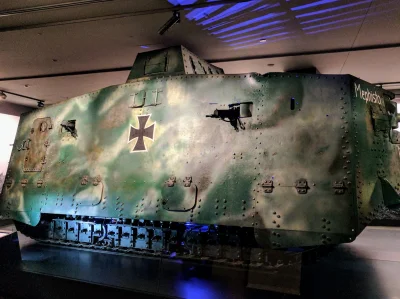 kuba70 - Jedyny oryginalny niemiecki czołg z I wojny znajduje się w Australii. W tej ...