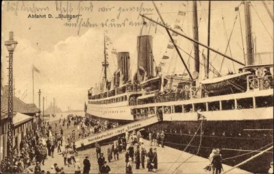 mateoaka - Statek S/S Stuttgart, którym ponad 100 lat temu Polacy emigrowali do Brazy...