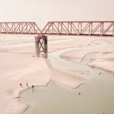 malakropka - Bhairab Railway Bridge, where the Ganges enters Bangladesh after the Far...