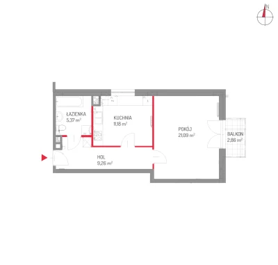 Utero - 48,5 m2

#patodeweloperka #mieszkaniedeweloperskie