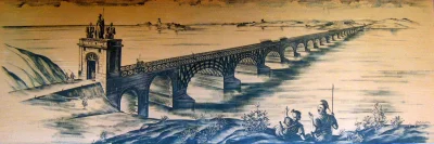 myrmekochoria - Rekonstrukcja mostu Trajana (1135 metrów długości i 15 metrów szeroko...