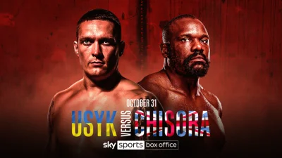 mordechaj_goldbaum - Usyk vs Chisora oficjalnie 31 października 
#boks