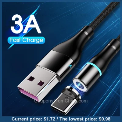n____S - 2 sztuk(i) przedmiotu 3A Magnetic Cable Micro USB 1m - Aliexpress 
Cena: $1...