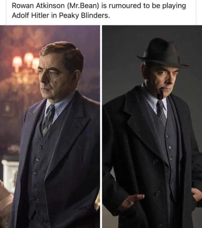 Farezowsky - Rowan Atkinson może zagrać Adolfa Hitlera w nowym sezonie Peaky Blinders...