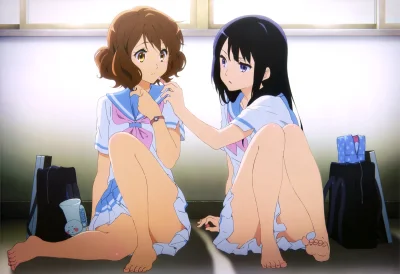 odglosy_bebnow - #anime #randomanimeshit #yuri #hibikeeuphonium #kumikooumae #reinako...