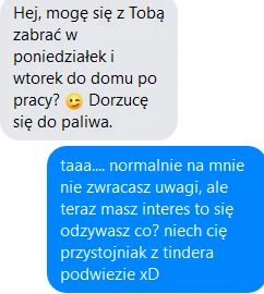 e.....4 - przesadziłem? locha z pracy poprosiła o podwózkę ale miałem trochę gorszy n...