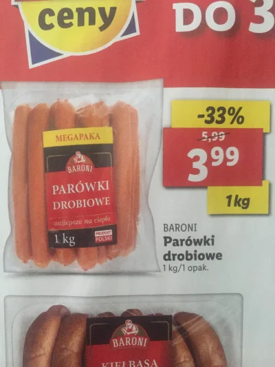 farmaceut - @farmaceut: 
PATRZCIE, znalazłem „parówki jak u MOMy” w ofercie Lidla XD