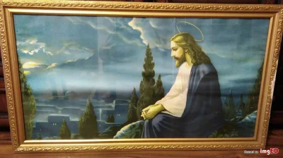 koniecswiatajestbliski - @zosiasamosia1: Ten obraz z jezuskiem wisi i mnie w domu od ...