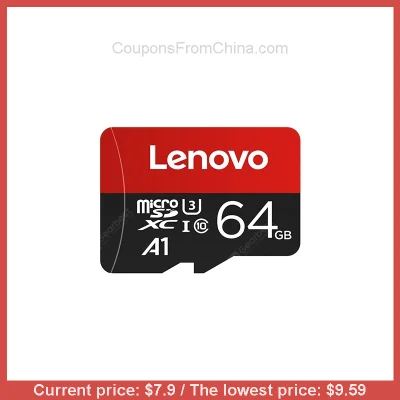 n____S - Lenovo 64GB U1 Class 10 MicroSD Card - Gearbest 
Cena: $7.90 (30,94 zł) / N...