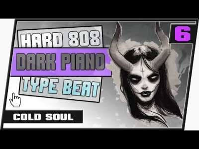 Purple6Beats - @Purple6Beats: [ FREE ] Hard Distorted 808 Dark Piano Type Rap Beat ||...