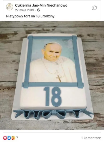 hohohohoho - mój stary jest księdzem i patrzcie jaki mi tort kupił na 18tke