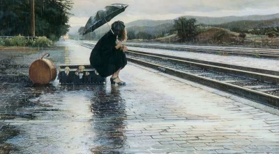 Hoverion - Steve Hanks
Leaving in the Rain
#malarstwo #sztuka #obrazy #art #akwarel...
