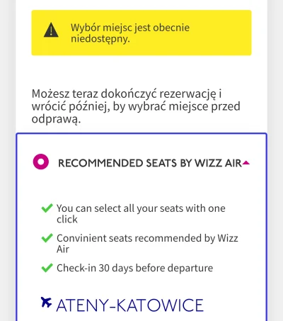 White_Devil - Dlaczego nie ma opcji wyboru losowego miejsca w locie powrotnym wizzair...