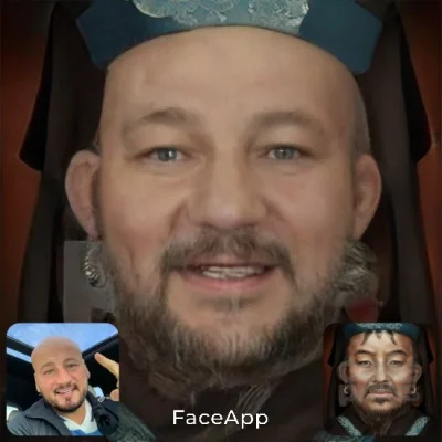 Wade94 - #faceapp #heheszki #szpilka Wódz Złotej Ordy Yugołyn Down po zdobyciu Śląska...