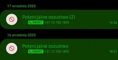 Vitass - @mazowiecki12: Samsung ma zabezpieczenia antyspamowe, jak ktoś dzwoni to poj...