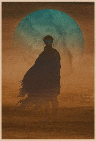 GARN - #sztuka #art #grafika #dune #plakat autor: Matt Griffin