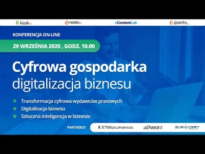 C.....g - Za niecałe 15 minut zacznie się konferencja online na temat cyfryzacji bizn...