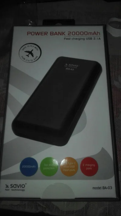 Camuflash - Dotarł dzisiaj mój powerbank wygrany w rozdajo od @SAVIO_multimedia
Jest...