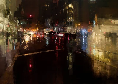 panidoktorodarszeniku - Jeremy Mann
Evening Storm on Market St., 2014, olej na panel...