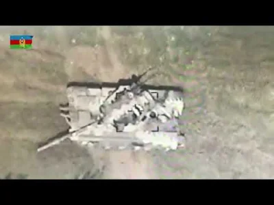 60groszyzawpis - Nagranie ze zniszczenia armeńskich czołgów i Akacji przy pomocy izra...