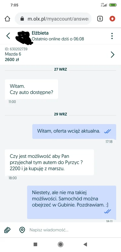 WenerycznaPrzygodaa - Co ci ludzie na OLXie ( ͡º ͜ʖ͡º) Samochód warty tyle, co pół ro...