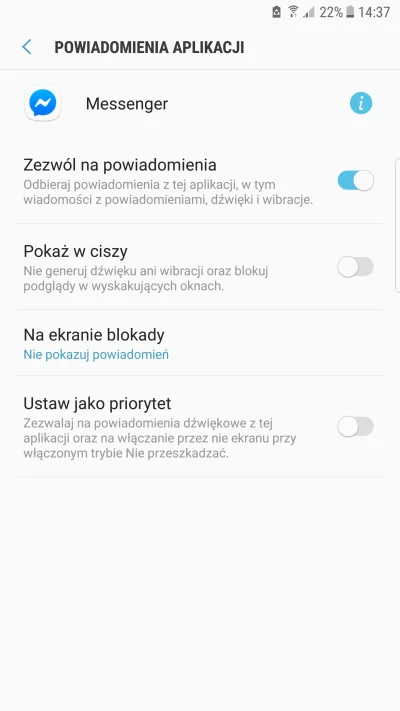 TakiTamPreparacik - Mam problem z aplikacją Messenger. Nie mogę wyłączyć dźwięków a z...