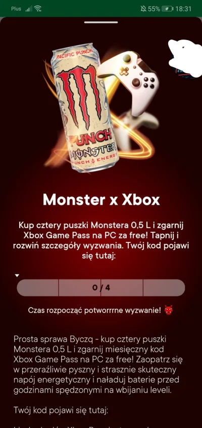 WILLKOMM3N - Macie game passa i 4 puszki do wylania