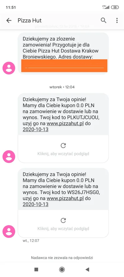 Cztery_Znaki - Widzę że są jednak jakieś plusy :) Pizza Hut tak się postarała że otrz...