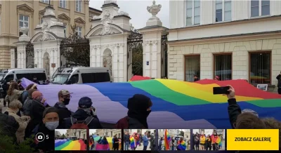 maszfajnedonice - Jacyś LGBT debile myślą że mamy USA i protest studentów powstrzyma ...