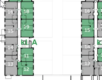 ave470 - 2 mieszkania. Metraże takie same, układ taki sam. Jedyne różnice:

- Jedno...