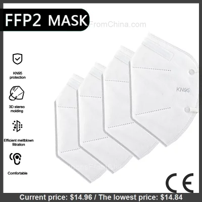 n____S - 60PCS Face Mask FFP2 - Aliexpress 
Cena: $14.96 (57,30 zł) / Najniższa cena...