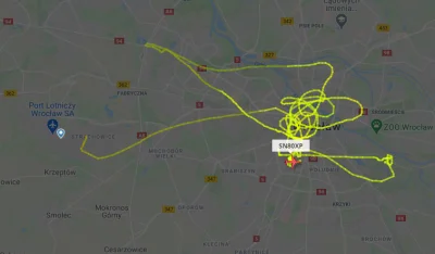 qwerzzz - Co się tam dzieje we #wroclaw ? #flightradar24 To ma związek z zaginięciem ...