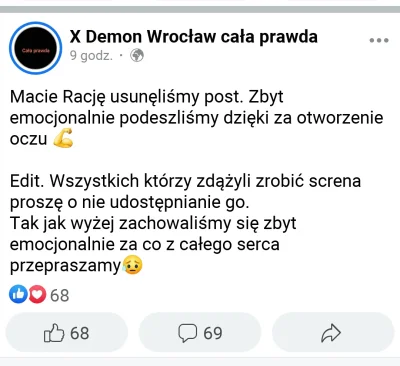 mroz3 - Ma ktoś screena tego usuniętego postu?

#wroclaw #xdemon