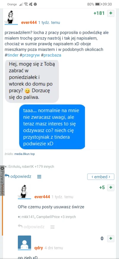 k.....r - @ever444: To ty w końcu pracujesz czy studiujesz? Ogólnie twoje zachowanie ...