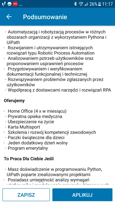 l.....3 - Mirki #it jak wyceniacie to stanowisko?
https://www.pracuj.pl/praca/specja...