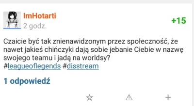 jazmojegopokoju - Wytłumaczy mi ktoś wpis @ImHotarti ? #leagueoflegends