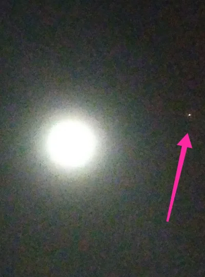 pieczony-ziemniaczek - Co to za obiekt astronomiczny widoczny obok Księżyca? Zdjęcie ...
