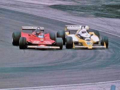milosz1204 - GP Francji 1979 - pierwsze zwycięstwo turbodoładowanego Renault oraz tyt...