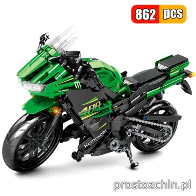 Prostozchin - >> Motocykl zbudowany z klocków << ~99 zł.

Motocykl sportowy zbudowa...