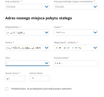 malinblue - Czy ktoś miał problem z zameldowaniem się przez portal gov.pl? Przy wypeł...