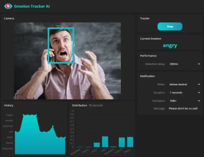 bartaz - Znalazłem ostatnio w sieci bibliotekę AI, która potrafi czytać emocję z twar...