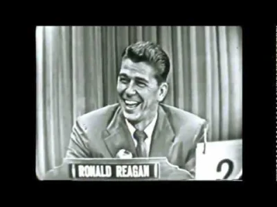 Gloszsali - Młody Reagan też był śmieszkiem (i niezłym chadem) - tutaj w teleturnieju...