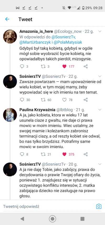 p.....d - To jest dla mnie serio za dużo co wypisuje Sosnierz na Twitterze. Wyobraźci...