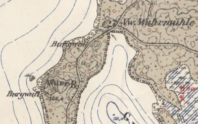 Piezoreki - @b_artman: A nawet dwa grodziska, na mapie z 1893 roku.