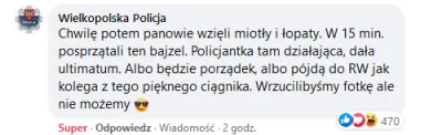 SluzbyWakcjiPL - Rzecznik Wielkopolskiej Policji na naszym FanPage już się wypowiedzi...