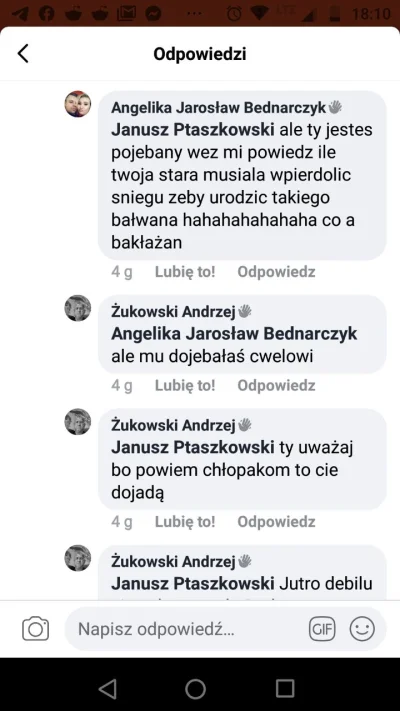 Dumpster - A tutaj publiczna rozmowa Pana Andrzeja ze swoją najstarszą córka :)
Zagin...