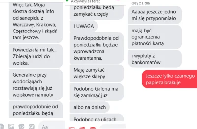 LesnyBoruta - Śmialiście się z panikarzy, foliarzy itp. to macie. Zobaczycie za kilka...