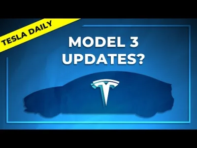 anonimowy_programista - Dzień dobry z #tesladaily 

Tesla Model 3 Updates Incoming,...