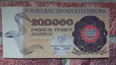 NorthropGrummanX - Dotarliśmy do najbardziej kuriozalnego banknotu PRL. 200 000 zl je...