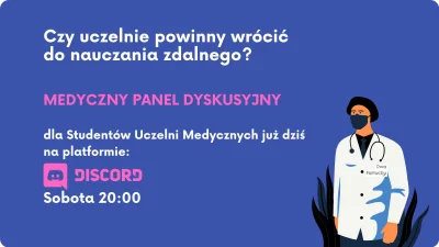 dwa_fartuchy - Już dziś o godzinie 20:00 ruszamy z pierwszym Medycznym Panelem Dyskus...